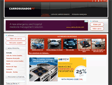Tablet Screenshot of carrosusadospt.com